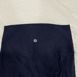 Navy blue lululemon align leggings size 4